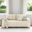 vidaXL vászon loveseat kanapé 140 cm