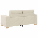 vidaXL vászon loveseat kanapé 140 cm
