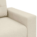 vidaXL vászon loveseat kanapé 140 cm