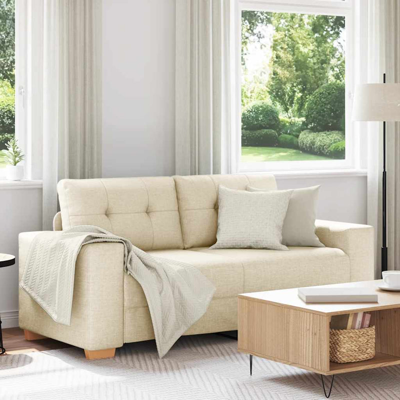 vidaXL vászon loveseat kanapé 140 cm