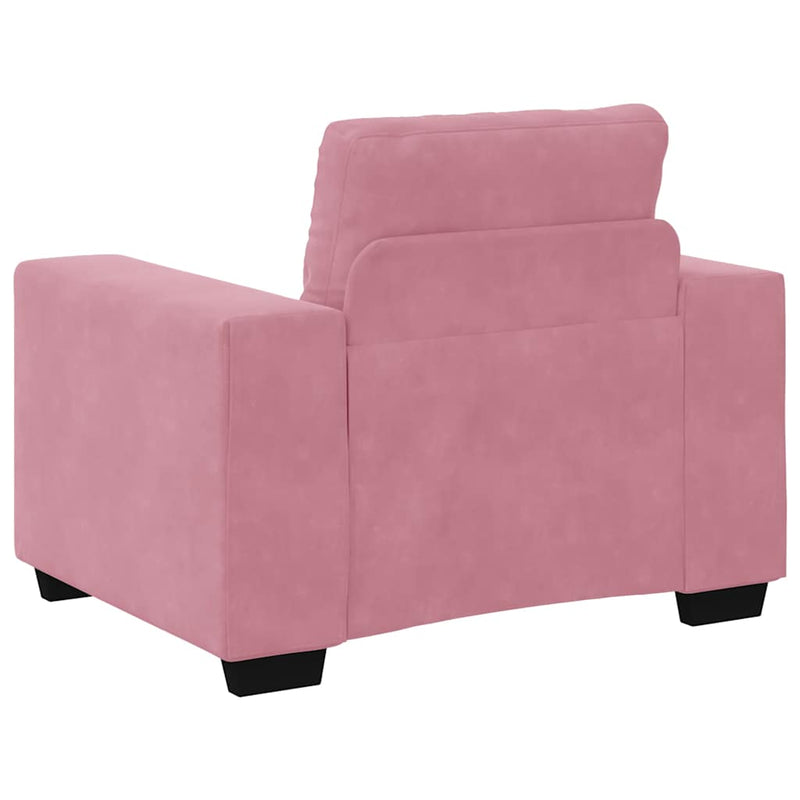 vidaXL rózsaszín bársony kanapéfotel 60 cm