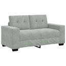 vidaXL világosszürke bársony loveseat kanapé 160x77x82 cm