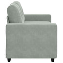 vidaXL világosszürke bársony loveseat kanapé 160x77x82 cm
