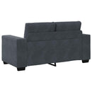 vidaXL sötétszürke bársony loveseat kanapé 160x77x82 cm