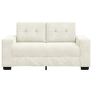 vidaXL | Kétszemélyes kanapé | párnával Krém Bársony