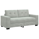 vidaXL világosszürke bársony loveseat kanapé 180x77x82 cm