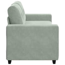 vidaXL világosszürke bársony loveseat kanapé 180x77x82 cm