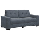 vidaXL sötétszürke bársony loveseat kanapé 180x77x82 cm