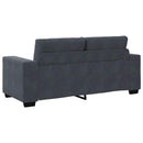 vidaXL sötétszürke bársony loveseat kanapé 180x77x82 cm