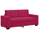 vidaXL bordó bársony loveseat kanapé 180x77x82 cm