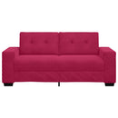 vidaXL bordó bársony loveseat kanapé 180x77x82 cm