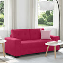 vidaXL bordó bársony loveseat kanapé 180x77x82 cm