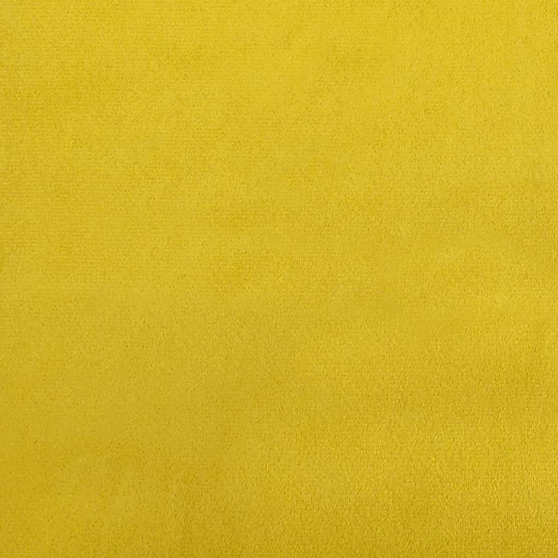 vidaXL sárga bársony loveseat kanapé 140 cm