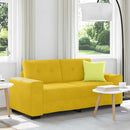 vidaXL sárga bársony loveseat kanapé 180x77x82 cm
