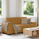 vidaXL barna bársony loveseat kanapé 180x77x82 cm