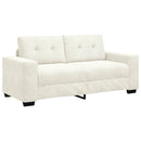 vidaXL krém bársony loveseat kanapé 140 cm