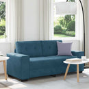 vidaXL kék bársony loveseat kanapé 180x77x82 cm