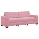 vidaXL 3-Fős kanapé Rózsaszín 220 cm Bársony
