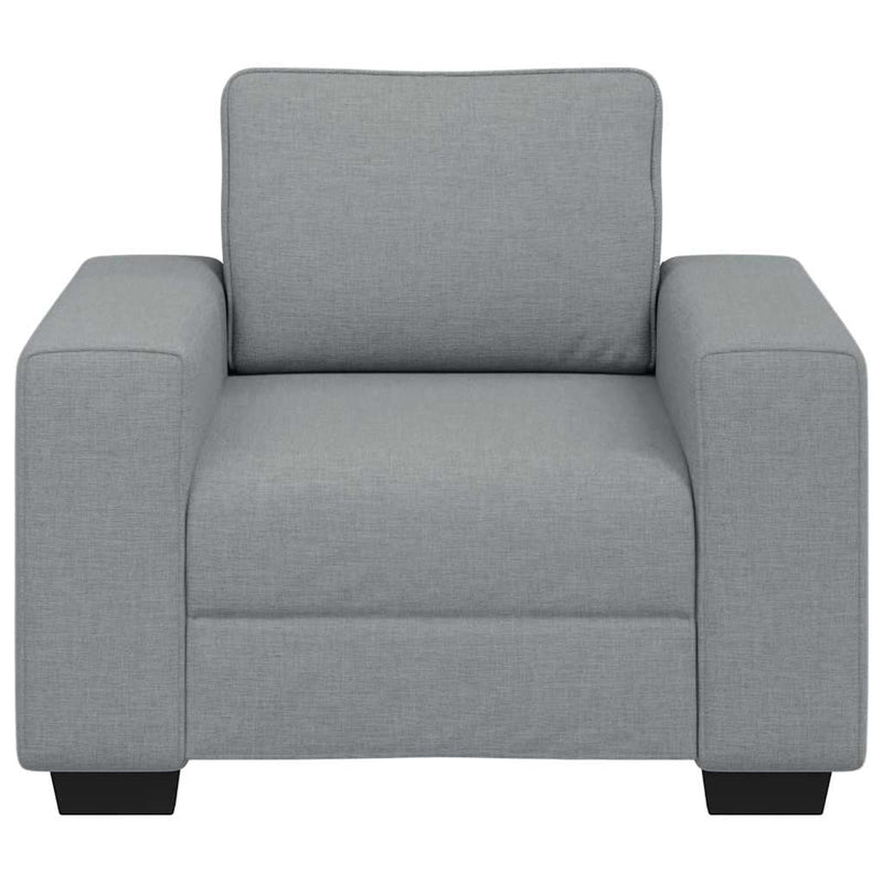 vidaXL világosszürke szövet kanapéfotel 60 cm