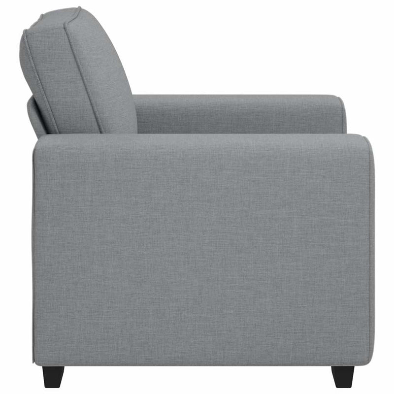 vidaXL világosszürke szövet kanapéfotel 60 cm