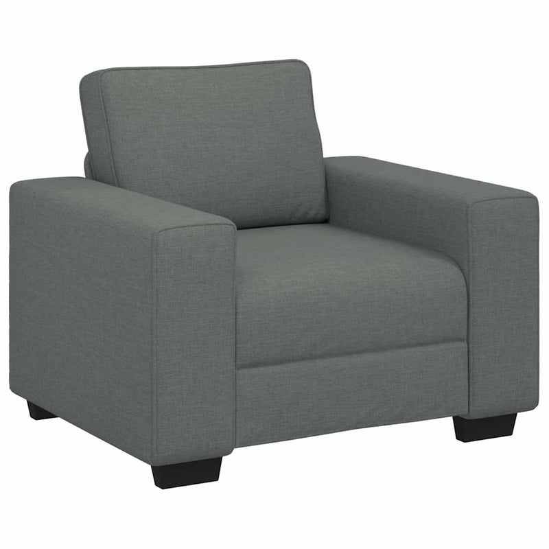 vidaXL sötétszürke szövet kanapéfotel 60 cm