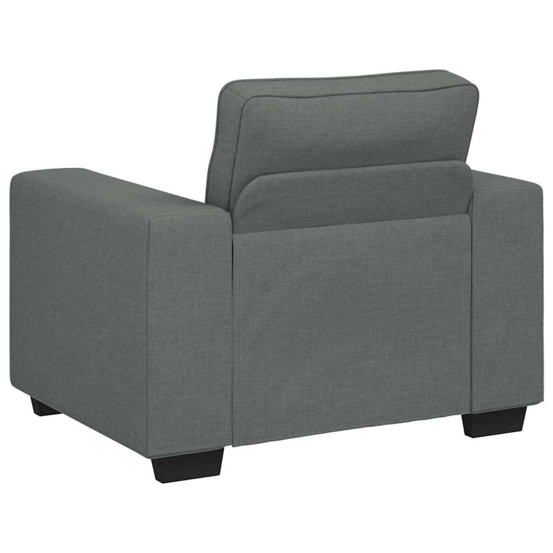 vidaXL sötétszürke szövet kanapéfotel 60 cm