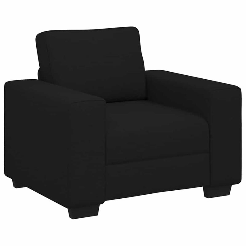 vidaXL fekete szövet kanapéfotel 60 cm