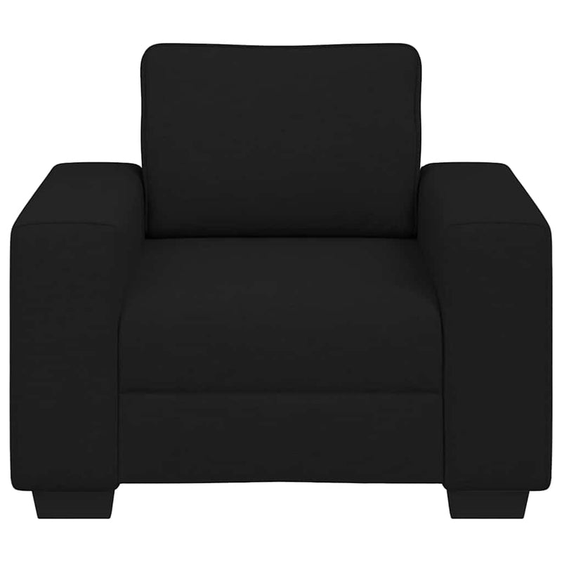 vidaXL fekete szövet kanapéfotel 60 cm