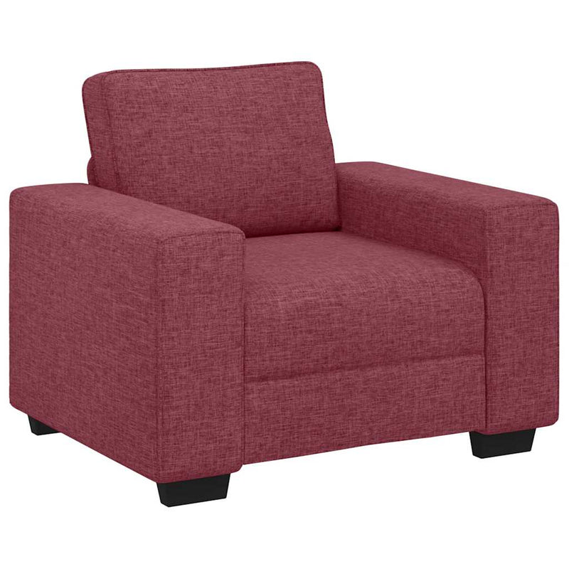 vidaXL bordó szövet kanapéfotel 60 cm