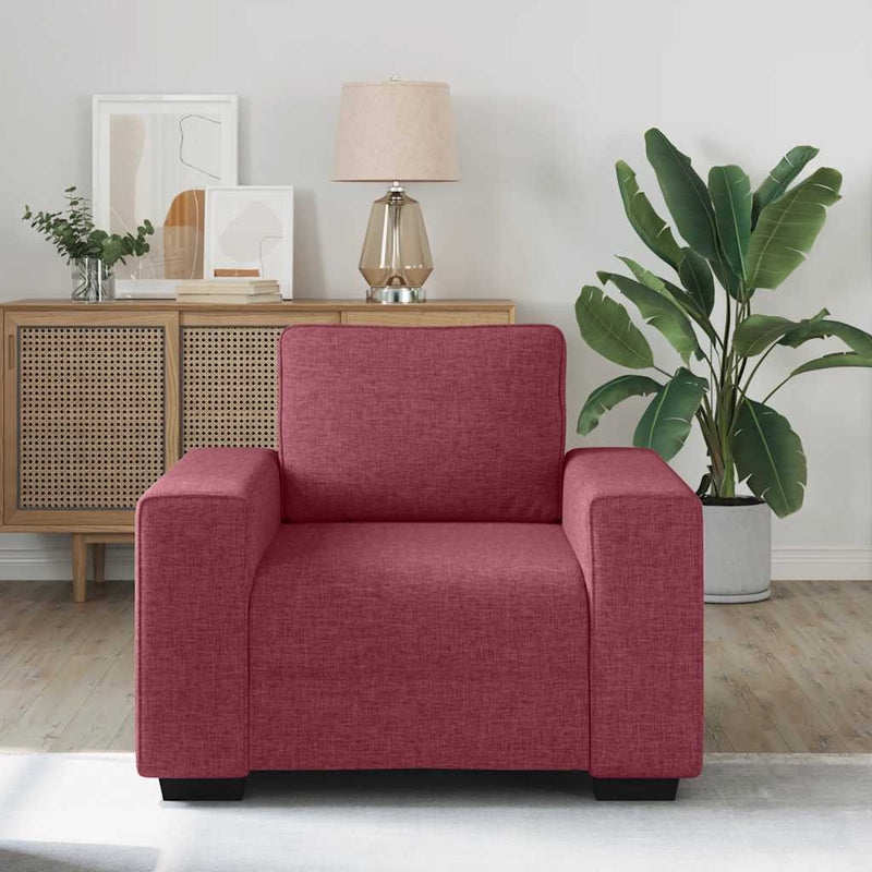 vidaXL bordó szövet kanapéfotel 60 cm