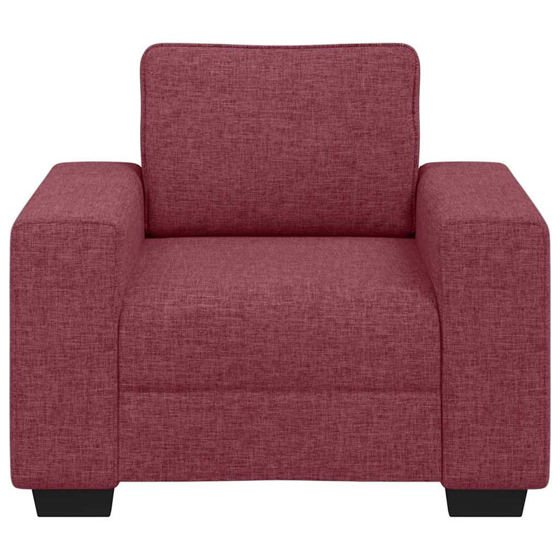vidaXL bordó szövet kanapéfotel 60 cm