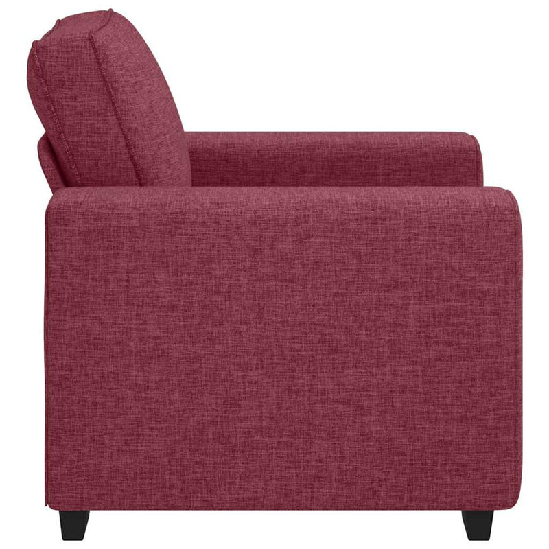 vidaXL bordó szövet kanapéfotel 60 cm