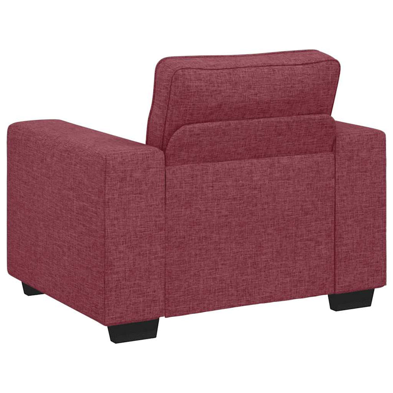 vidaXL bordó szövet kanapéfotel 60 cm