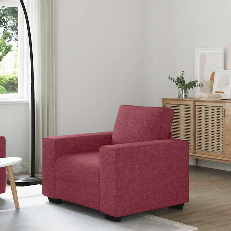 vidaXL bordó szövet kanapéfotel 60 cm
