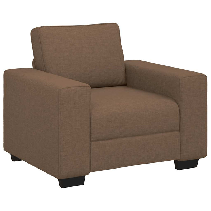 vidaXL barna szövet kanapéfotel 60 cm