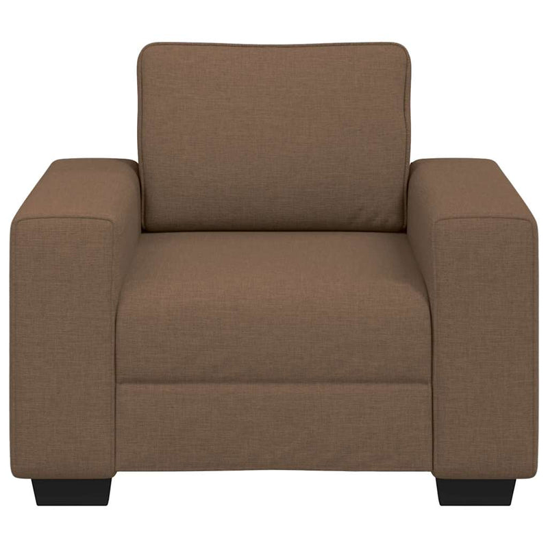 vidaXL barna szövet kanapéfotel 60 cm