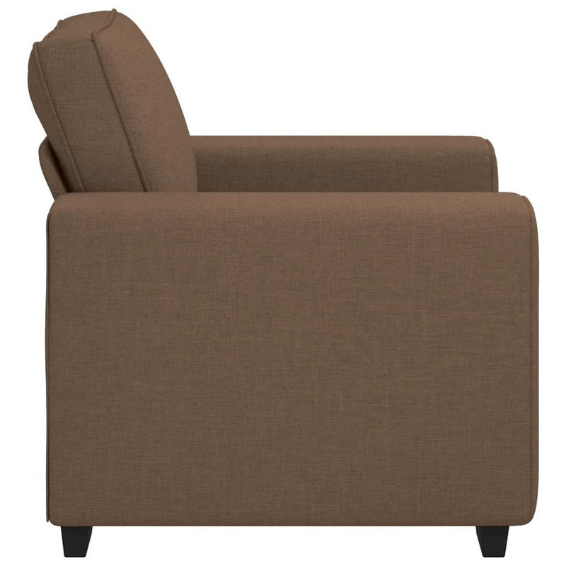 vidaXL barna szövet kanapéfotel 60 cm