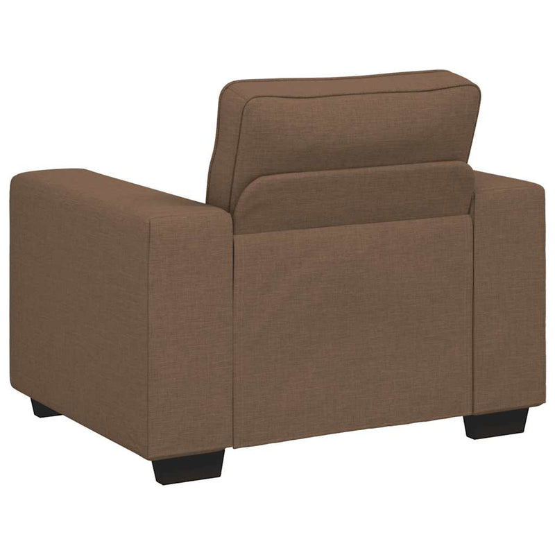 vidaXL barna szövet kanapéfotel 60 cm