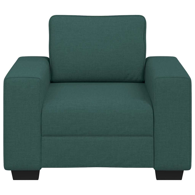 vidaXL sötétzöld szövet kanapészék 60 cm