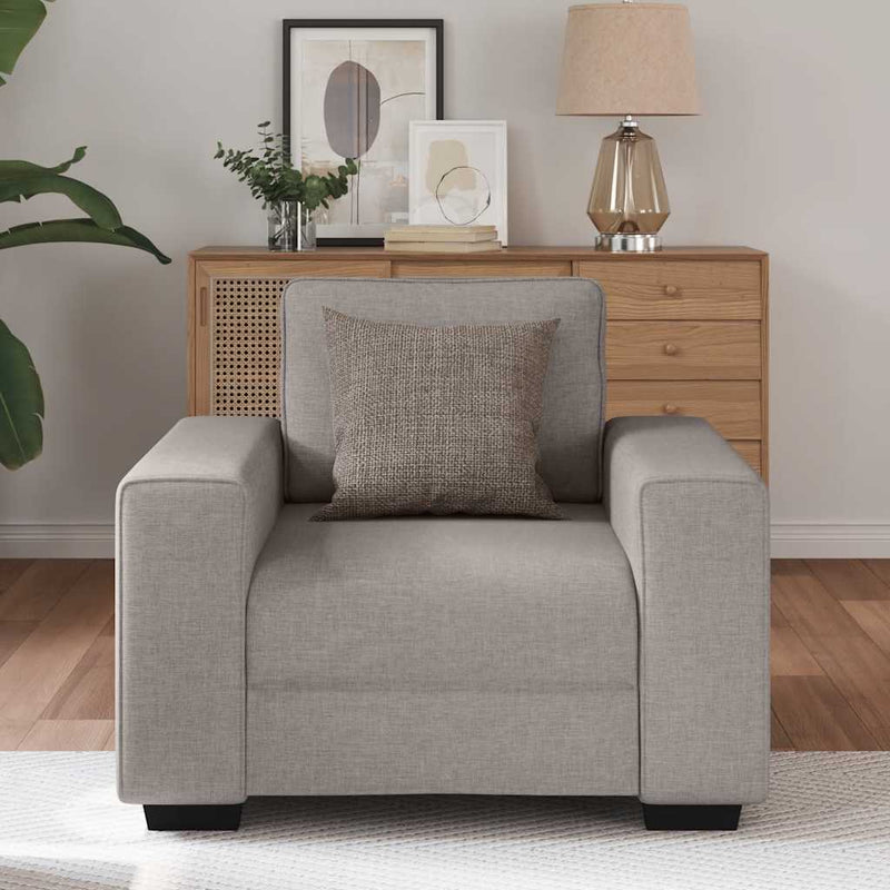 vidaXL tópszínű szövet kanapéfotel 60 cm