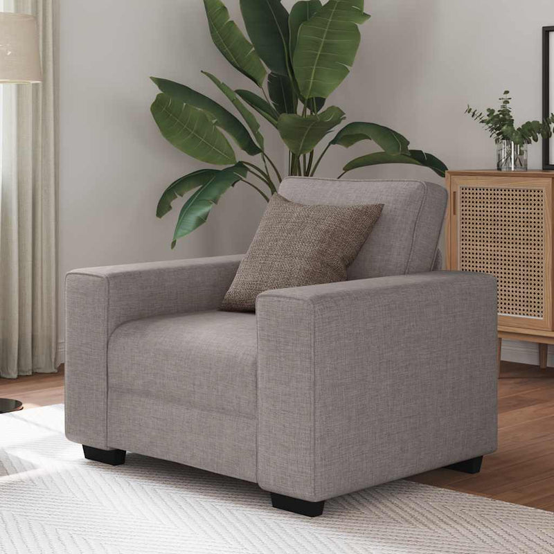 vidaXL tópszínű szövet kanapéfotel 60 cm