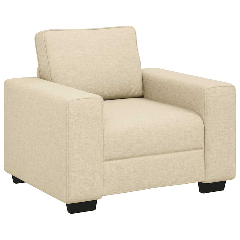 vidaXL krémszínű szövet kanapéfotel 60 cm