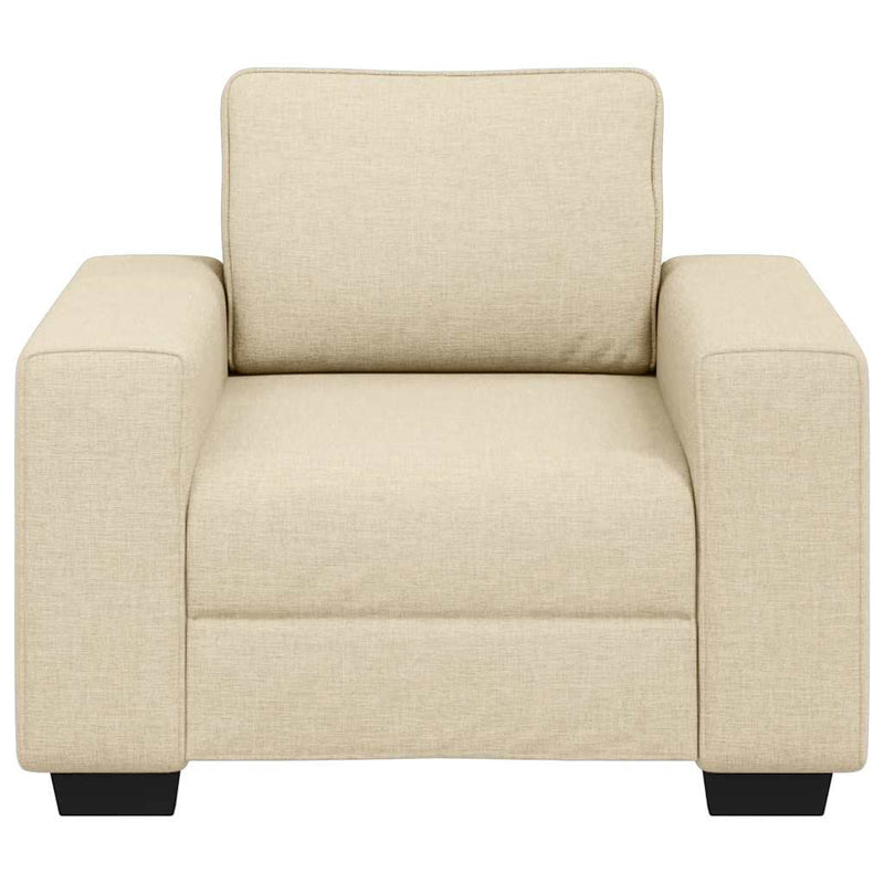 vidaXL krémszínű szövet kanapéfotel 60 cm