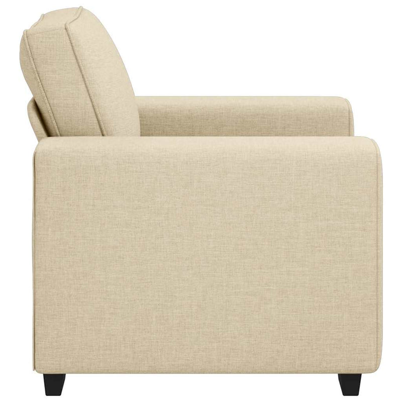 vidaXL krémszínű szövet kanapéfotel 60 cm