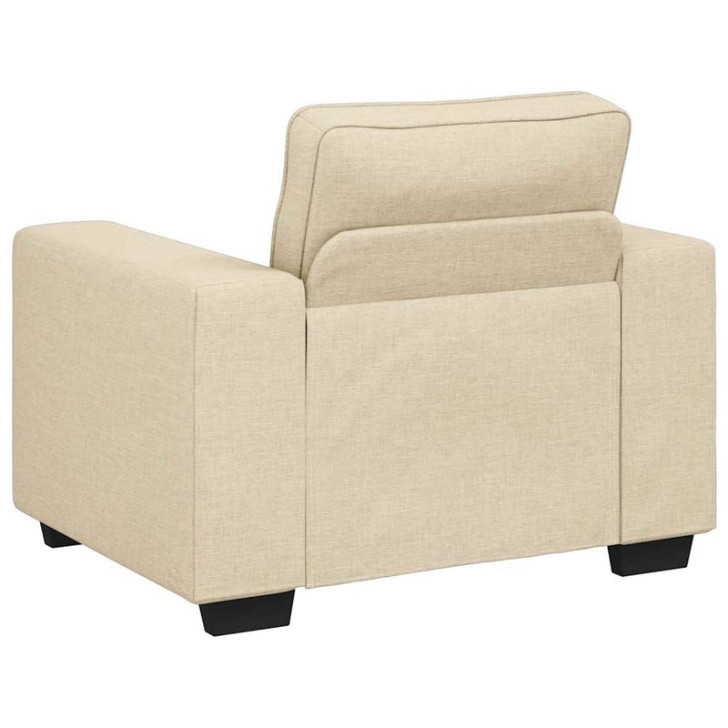 vidaXL krémszínű szövet kanapéfotel 60 cm
