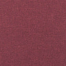 vidaXL kétszemélyes bordó szövet kanapé 180x77x82 cm