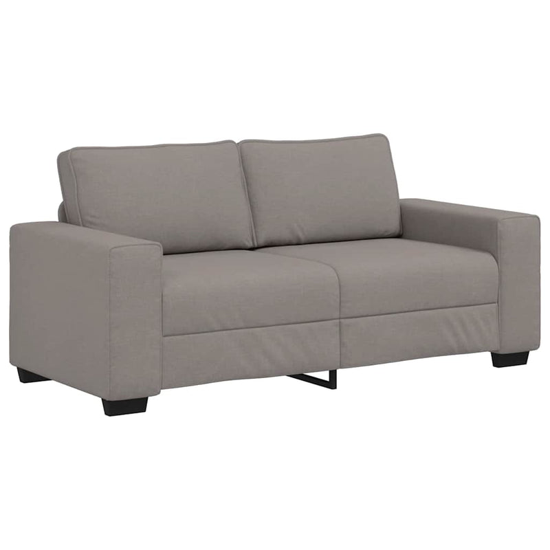 vidaXL kétszemélyes tópszínű szövet kanapé 140 cm