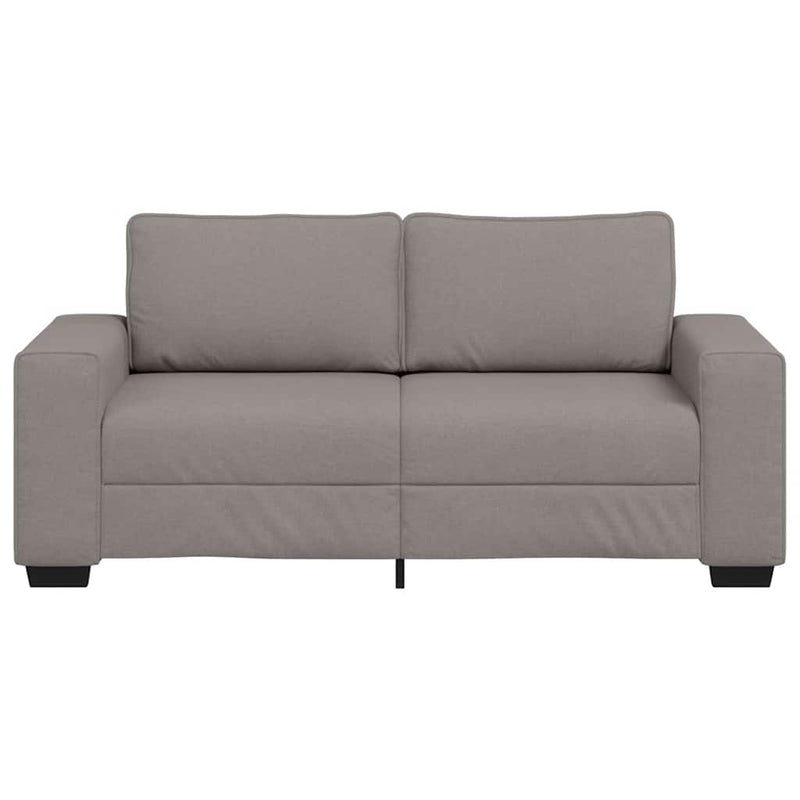 vidaXL kétszemélyes tópszínű szövet kanapé 140 cm