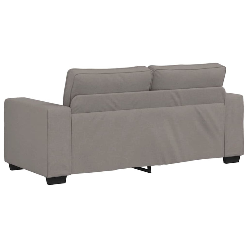 vidaXL kétszemélyes tópszínű szövet kanapé 140 cm