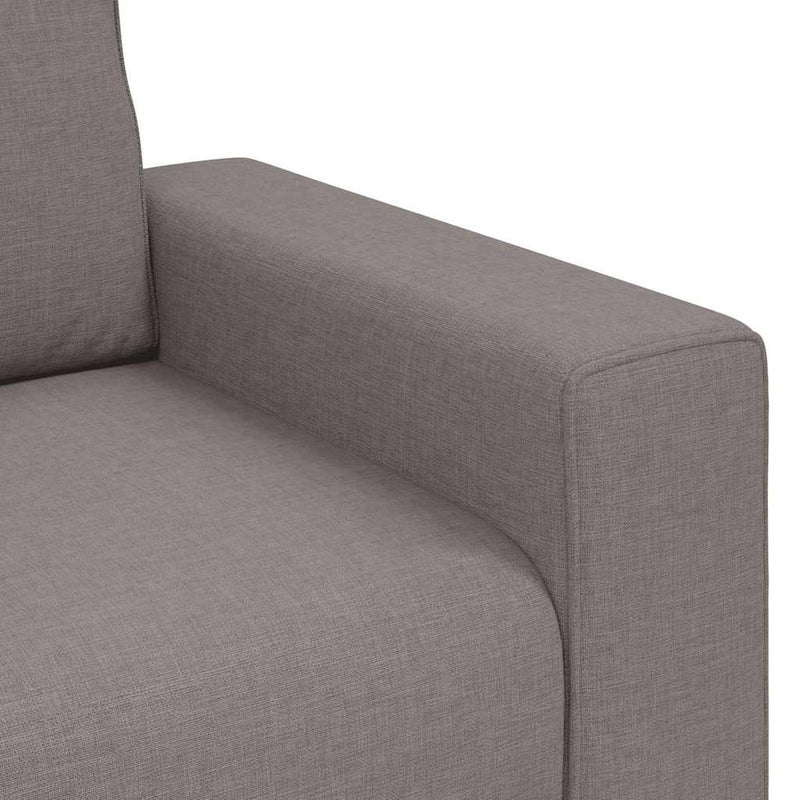 vidaXL kétszemélyes tópszínű szövet kanapé 140 cm
